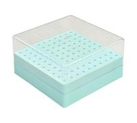 Porte-forets de manucure portable 100 conteneurs transparents de stockage pour salon ou usage domestique gestion efficace des forets