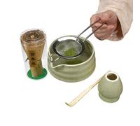 Porte-fouet Matcha - Ensemble de thé authentique Matcha sûr naturel, Ensemble de fouet Matcha professionnel Kit Matcha pour les amateurs de Matcha Débutants Amis de la famille Collègues