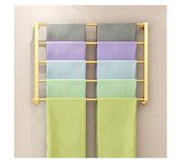 Porte Foulard Ceinture Support Mural Pour Organisateur De Porte-écharpe À 5 Couches, Présentoir En Métal Polyvalent Pour Châle/papier D'emballage/couverture/couverture, Barre Transversale Amovible
