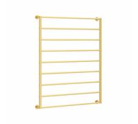 Porte-foulard mural, support de rangement en métal pour cravates, foulards en soie, serviettes, étagère de rangement pour papier d'emballage de grande capacité pour magasin de vêtements (doré 39,3 x 4