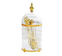 Porte-fourchette à fruits avec 5 fourchettes - Porte-ustensiles moderne pour salle à manger, cuisine - Transparent