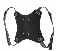 Porte-Fourreau en Cuir pour Hommes, Sangle Réglable en Cuir PU Médiéval, Support D'épée À Double Fourreau Viking pour Halloween Cosplay Party