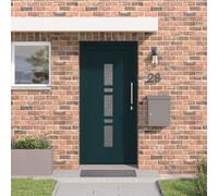 Porte Frontale Anthracite PVC Avant Moderne d'entrée maison d'Entrée vidaXL vida