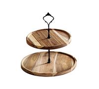 Porte-fruits Plateau de stockage pour gâteaux en o Plateau de présentation, assiette à dessert, tour de fête de mariage, cadeau à 2 niveaux, plateau à fruits, support de rangement for cupcakes, collat