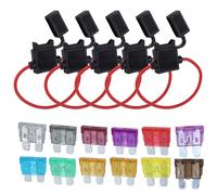 porte-fusible 12 AWG,Porte-fusible 12 Gauge,Porte-fusible en ligne,Porte-fusible ATC,Bloc-fusible,Boîte à fusibles