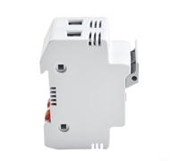 Porte-fusible 2P pour systèmes solaires photovoltaïques avec LED compatible avec fusibles de 10 x 38 mm nominale 8 12 A CC 1000 V Protection contre les surintensités (12 A)