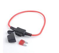 Porte-fusible, 3A/5A/7.5A/10A/15A/20A/25A/30A/35A/40A Mini Kit de porte-fusible/fusible à lame for voiture, bateau, camping-car, moto, camion Câblage de protection (Color : Silver)