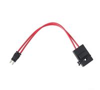 Porte-fusible à cartouche pour circuit AC automobile - Boîte à fusibles moyenne 20 A 32 V avec câblage 16 AWG, longueur 230 mm, pour prise électrique et extension de voiture (petit)