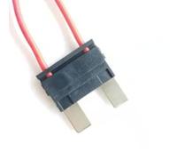 Porte-fusible à cartouche pour circuit automobile ACC - Boîte à fusibles moyenne 20 A 32 V avec câblage 16 AWG, longueur 230 mm, lot (petit)