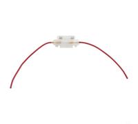Porte-fusible à double connexion 30 mm | Boîtier étanche, fils de 230 mm, taille compacte, facile à installer, sécurité électrique pour véhicules