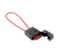 Porte-fusible ATC en Ligne 16/18AWG Fil 32V Porte-fusible Moyen/Petit avec fusible à Lame de Voiture(7.5A,S,16AWG)