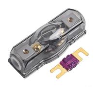 Porte-fusible automobile 30200A AGU avec couvercle en plastique transparent et contacts en alliage de zinc conçu pour une utilisation dans les véhicules, les applications marines et les camping-cars