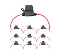 Porte Fusible Automobile Etanche,Lot de 10 Porte-Fusibles Standard 12-48V - Accessoires Pour Système De Circuit Efficaces Et Stables Pour Batteries De Véhicules De Loisir Et Voitures
