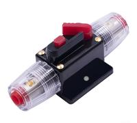 Porte-fusible avec interrupteur pour applications audio de voiture, disjoncteur automatique avec construction en alliage pour protéger les circuits électriques contre les surcharges (125 A)