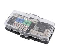 Porte-fusible, Bloc de Fusibles d'amplificateur avec Indicateur LED, Bloc de Fusibles Audio Stéréo de Voiture pour SUV ATV UTV