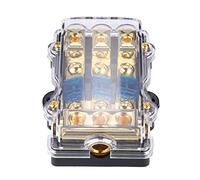 Porte-fusible Boîte à fusibles Bloc de fusibles haute performance 24V 60A Lame de circuit audio de voiture Boîte de porte-fusible avec couvercle transparent pour voitures camions