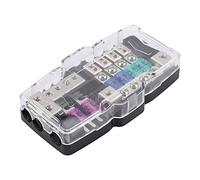 Porte-fusible Boîte à Fusibles, Blocs de Distribution de Support de Fusible de Lame Audio Stéréo de Voiture ANL Bloc de Boîte à Fusibles 4 Voies de Manière 4A 30A 60A