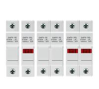 Porte-fusible CC parallèle 1P 2P for rail DIN 10 x 38 mm, protection solaire haute tension 1000 V, base gpV(32-1P-Fuse Base)