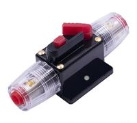 Porte-fusible commandé avec disjoncteur automatique pour systèmes audio de voiture, construction en alliage pour une protection efficace des circuits électriques (20 A)