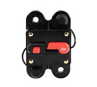 Porte-fusible de réinitialisation de disjoncteur, 50Amp -100Amp Disjoncteur de réinitialisation Porte-fusible Voiture Bateau Porte-fusible étanche 12-24 V Neuf(50A)