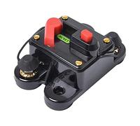 Porte-fusible de réinitialisation de disjoncteur, disjoncteur étanche de 50 ampères for protecteur de système d'inverseur audio de commutateur stéréo marin de voiture Interrupteur automatique