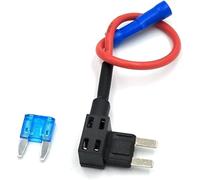 Porte-fusible de voiture de petite taille moyenne 12V adaptateur de robinet Add-a-Circuit avec fusible à lame Micro Mini Standard ATM Câblage de protection (Color : Small 15a)