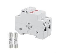 Porte-fusible dynamique 2P, 1000 V CC pour applications solaires, compatible avec fusibles de 10 x 38 mm, sécurité et fiabilité (20 A)