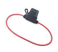 Porte-fusible en ligne de lame automobile étanche avec petit faisceau de fils de fusible et fusible de fil 16 AWG Câblage de protection
