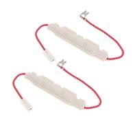 Porte-fusible Micro-ondes Haute Tension 5 Kv 0,85 A, Lot de 2 | Pièce de Rechange pour Four Micro-ondes, Plastique Blanc, Installation Facile, Alimentation de Secours