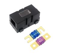 Porte-fusible Midi 1 voie ANS-H ANS-8 20A 50A 70A 80A 100A 150A 175A 200A, Base de plaque, boîte à fusibles de voiture, Type de boulon (Size : 20A, Color : O type Fuse x 2pcs)