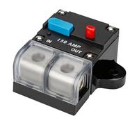 Porte-Fusible Onduleur Circuit Breaker 150 A Car Audio Solar Energy Inline Circuit Breaker Onduleur De Fusible Avec Couvercle Étanche Pour Automotive Rv Marine Boat (150A)[HDM5231964]