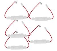 Porte-fusible pour Micro-ondes 5kv/0, 85a, Lot de 5, Blanc | Alliage D'aluminium, Abs, Verre et Cuivre, Installation Facile, Caractéristiques Stables, Pièce Légère