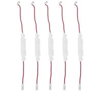 Porte-fusible pour Micro-ondes 5kv/0, 85a Lot de 5 Blanc | Alliage D'aluminium, Abs, Verre et Cuivre, Pièce de Rechange Haute Tension pour Four