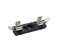 Porte-fusible R3-45 5 x 20 mm 6 x 30 mm 10 A 250 V, montage sur panneau, base de fusible haute température avec fusible tube 5 x 20 mm/6 x 30 mm, 2 pièces(Fuse 5A,6x30MM Holder R3-45B)