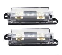 Porte-fusible robuste avec fusibles 100 A, 150 A, 300 A pour appareils électriques, y compris amplificateurs audio et onduleurs avec tension nominale de 32 V (300 A)