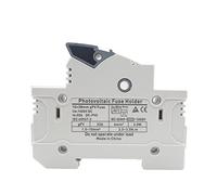 Porte-fusible solaire 2 pièces DC petit interrupteur de déconnexion ensemble de fusibles de Base à soufflage rapide en céramique 10x38MM 1000V TUV 2A 4A 6A 8A 10A 15A Câblage de protection (Color : D