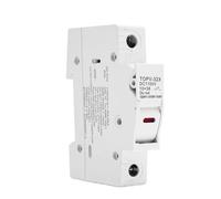 Porte-fusible solaire PV 1100V, 1 pièce, adapté au fusible PV 10x38mm, lien for Base de Protection solaire, protecteur photovoltaïque, 1 pièces(Without LED)