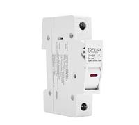 Porte-fusible solaire PV 1P 1100 V adapté aux fusibles PV 10 x 38 mm, fusible for protection du système solaire, protection photovoltaïque de base gpV(With LED)