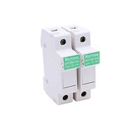 Porte-Fusible solaire PV, 5 pièces, Fusible haute tension 1000V DC adapté au système solaire photovoltaïque à Fusible 10x38mm