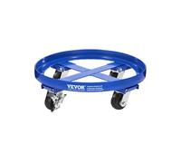 Porte-Fût Chariot à Baril 55Gal Capacité 907KG Avec Traverses 4 Roulettes Bleu