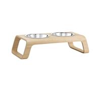 Porte-gamelles chat Desco S bois LxWxH 40x19x10cm