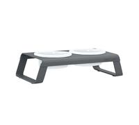 Porte-gamelles chien avec des bols en porcelaine Desco S LxWxH 40x19x10cm