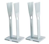 Porte-gants de cuisine support de séchage de gants de lavage avec trou de rangement pour serviettes et sortie de vidange 2 ensembles de séchoir à gants de nettoyage avec base amovible support de range