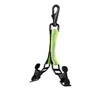 Porte-gants de pompier avec boucle - Ceinture de sécurité à dégagement rapide - Sangle en nylon robuste et bien visible - Taille réglable pour pompiers, ambulanciers et premiers intervenants