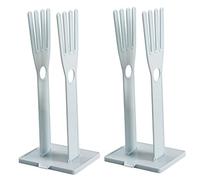 Porte gants en caoutchouc 2 ensembles support de séchage de gants de lavage avec trou de rangement pour serviettes et sortie de vidange séchoir à gants de nettoyage avec support de rangement pour