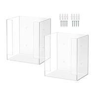 Porte-gants mural - Support de rangement en boîte acrylique, présentoir transparent, distributeur de gants facile d'accès, polyvalent, parfait et facile | Salon de beauté Cuisine Garage Atelier médica