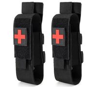 Porte-garrot Molle 2 pièces pochette pour garrot pour cisailles EMT, couteau pliant, petit sac à outils d'extérieur organisateur pochette de ceinture porte- Molle pour TQ Holder