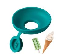 Porte Glace Anti Goutte, Attrape Les Gouttes Av-ant Qu'elles Ne Tombent - Support De Bâtonnets De Glace Réutilisables, Manchon En Silicone De Qualité Alimentaire Et Support De Crème Glacée
