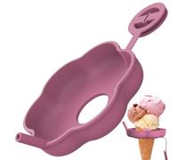 Porte-Glace | Manchon Anti-Gouttes en Silicone avec Support - Étuis pour Bâtonnets Glacés - pour Filles Journées Chaudes Été Desserts Yaourt Voyage Fait Maison Extérieur