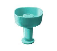 Porte-glaces - Attrape-gouttes de glaces, protection à double fente, base sans désordre avec poignée antidérapante, outil d'alimentation pour les maisons des tout-petits, fournitures de cuisine,